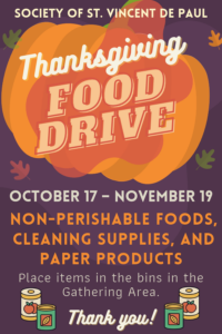 Thanksgiving Food Drive SVDP